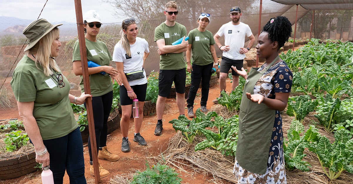 The Tsavo community rise up from drought